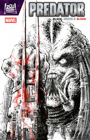 PREDATOR: BLACK, WHITE & BLOOD #3 ALAN QUAH VARIANT[1:25]
