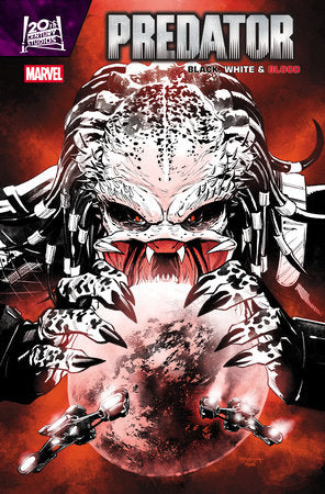PREDATOR: BLACK, WHITE & BLOOD #4 STEPHEN SEGOVIA VARIANT[1:25]