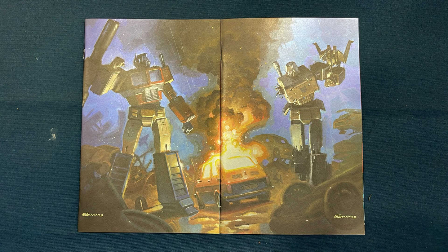 Transformers #20 Fabrizio De Tommaso foil connecting cover set