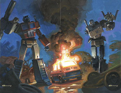 Transformers #20 Fabrizio De Tommaso foil connecting cover set