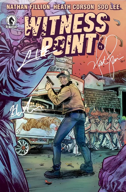 Witness Point #1  Signed Nathan Fillion, Heath Corson & Soo Lee