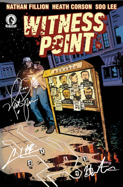 Witness Point #1  Signed Nathan Fillion, Heath Corson & Soo Lee