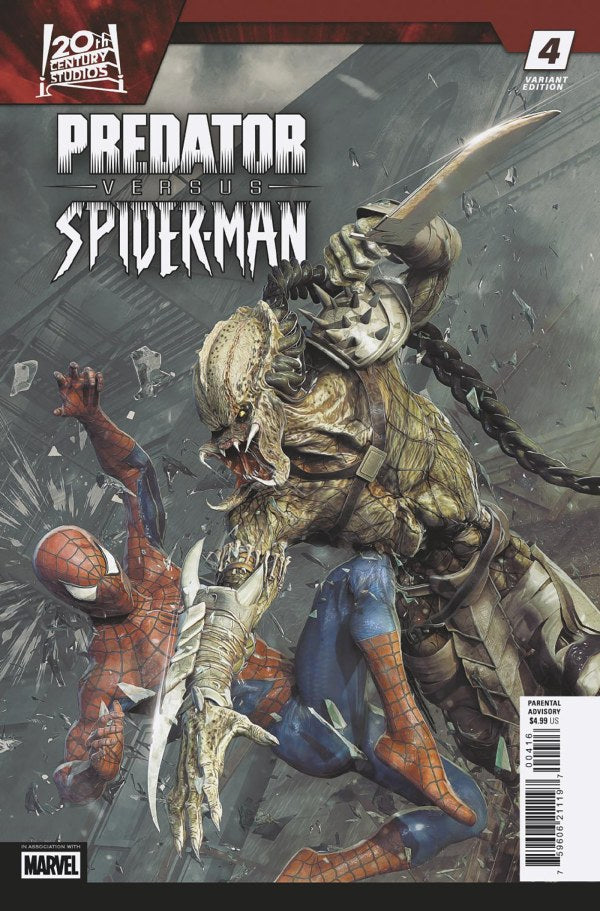 Predator vs. Spider-Man #4 1:25 Björn Barends Variant